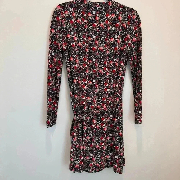 Sezane Wrap Floral Estelle‎ Mini Dress size size 38 - Picture 5 of 11